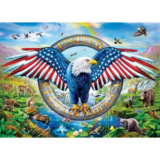 Master Pieces: Mossy Oak- Liberty Falls: 1000 Piece Puzzle