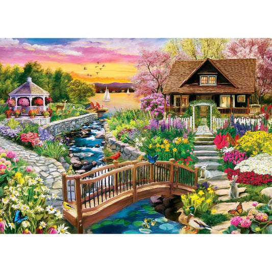 Master Pieces: Masterpiece Gallery- Spring on the Shore: 1000 Piece Puzzle