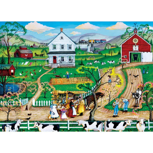 Master Pieces: Hometown Gallery- The Peddler: 1000 Piece Puzzle