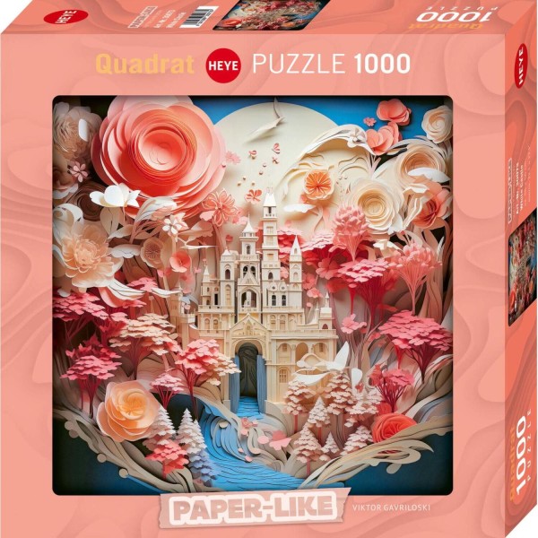 Heye: Paper-Like White Castle: 1000 Piece Puzzle