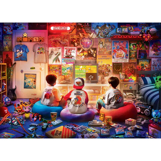 Master Pieces: Pop Culture- High Score Hideout: 1000 Piece Puzzle