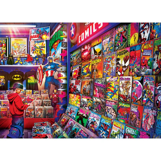 Master Pieces: Pop Culture- Retro Comic Bliss: 1000 Piece Puzzle