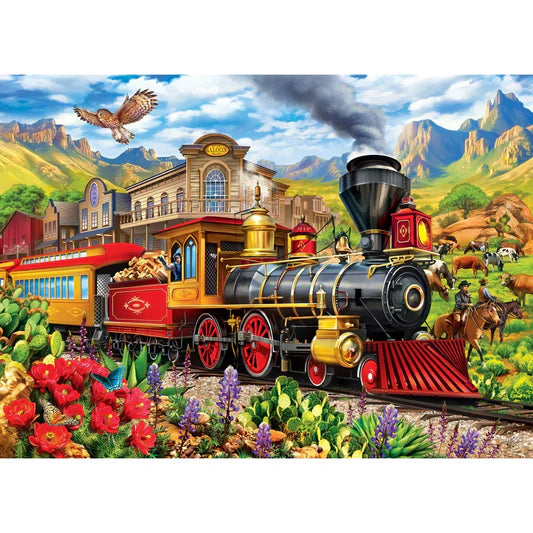 Master Pieces: Railways- Frontier Rails: 1000 Piece Puzzle