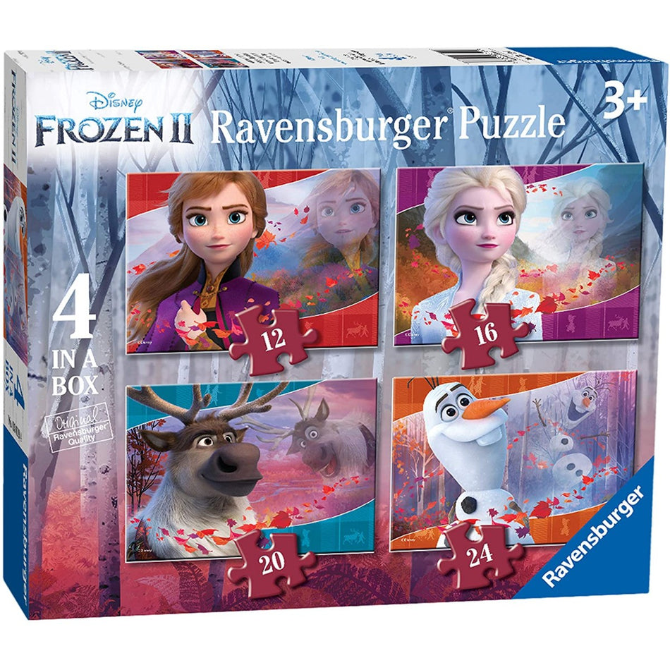 Ravensburger: Frozen 2: Moments in Time: 4 Puzzles with Increasing Piece Counts (12, 16, 20, 24 Piece)