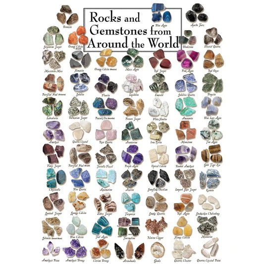 Master Pieces: Rocks & Gemstones from Around the World: 1000 Piece Puzzle