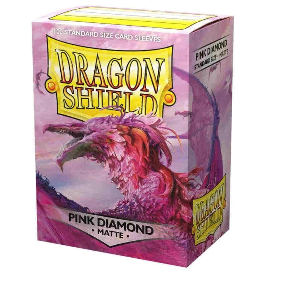 Dragon Shield: Standard Size Card Matte Sleeves 100 CT Pink Diamond