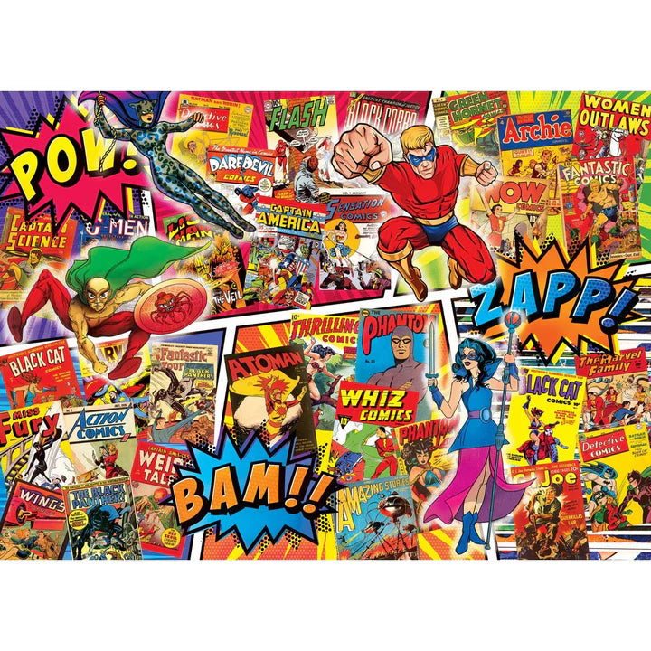 Master Pieces: Flashbacks Superhero Sanctum: 1000 Piece Puzzle