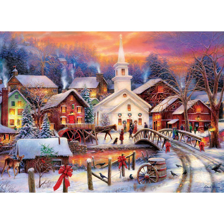 Master Pieces: Season's Greetings: Hope Runs Deep: 1000 Piece Puzzle