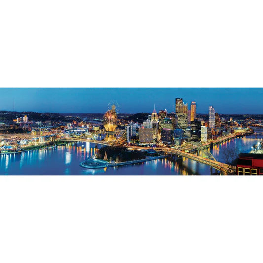 Master Pieces: Pittsburgh, Pennsylvania: 1000 Piece Panoramic Puzzle