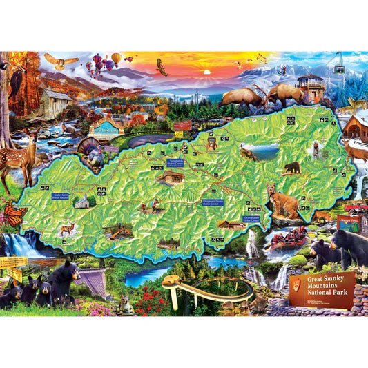 Master Pieces: Great Smoky Mountains National Park: 1000 Piece Puzzle