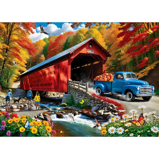 Master Pieces: Memory Lane- Rustic Passage: 1000 Piece Puzzle