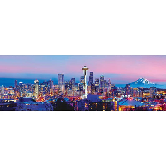 Master Pieces: Seattle, Washington: 1000 Piece Panoramic Puzzle