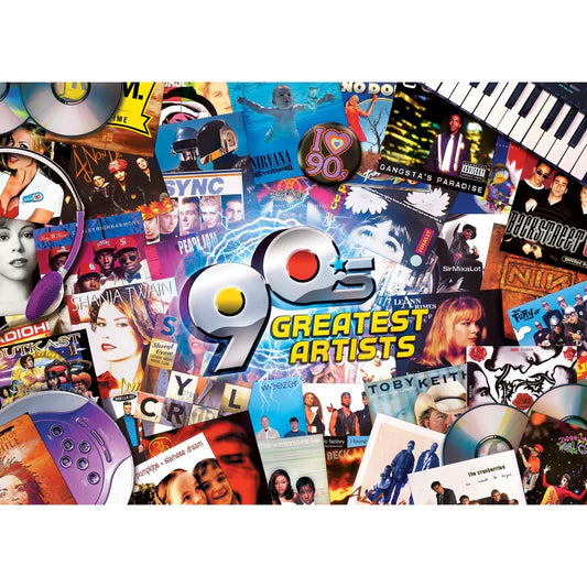 Master Pieces: Greatest Hits- 90's Greatest Artists: 1000 Piece Puzzle