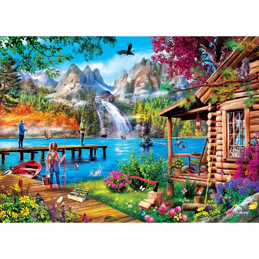 Master Pieces: Time Away- Fishing with Pappy: 1000 Piece Puzzle