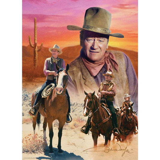 Master Pieces: John Wayne- The Cowboy Way: 1000 Piece Puzzle