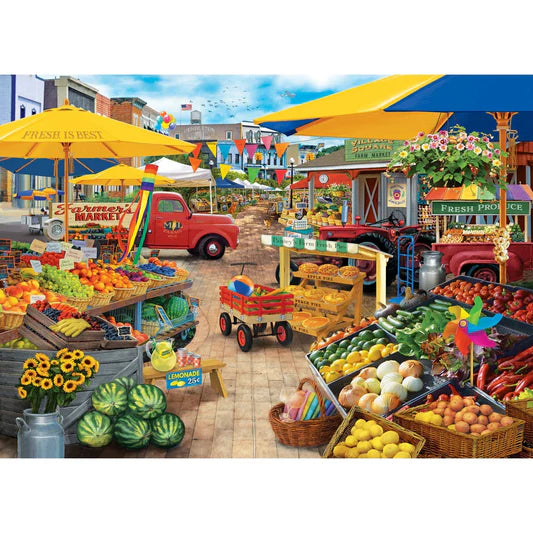 Master Pieces: Seek & Find- Market Square: 1000 Piece Puzzle