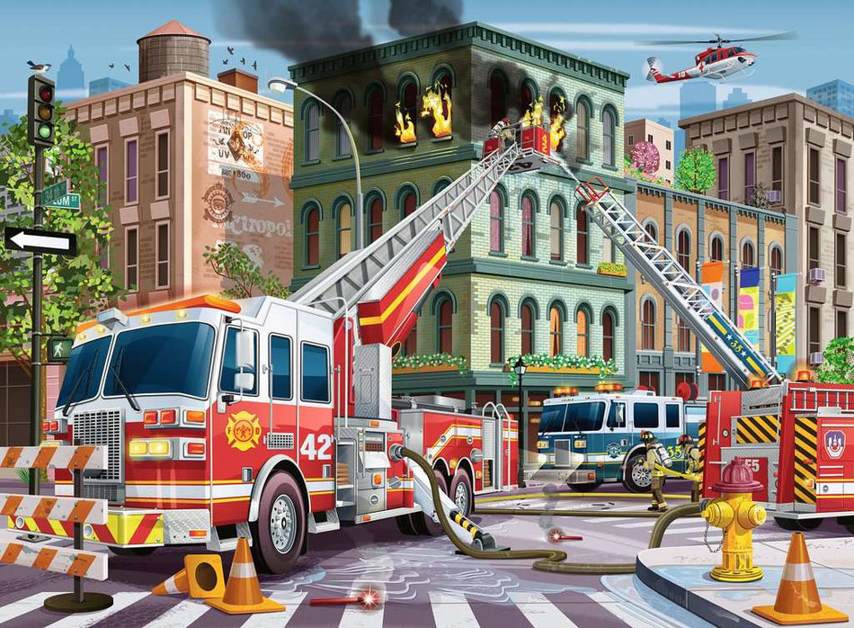 Ravensburger: Fire Truck Rescue: 100 XXL Piece Puzzle