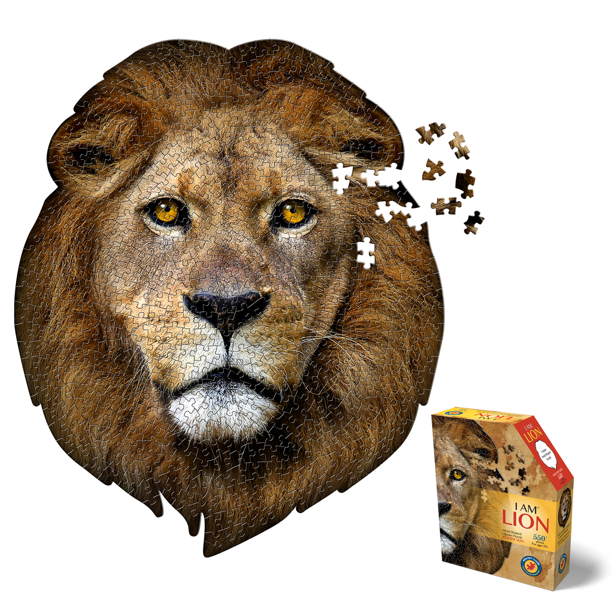 Lionページ Madd Capp: I Am Lion: 550* Piece Shaped Puzzle – Puzzled Gamer