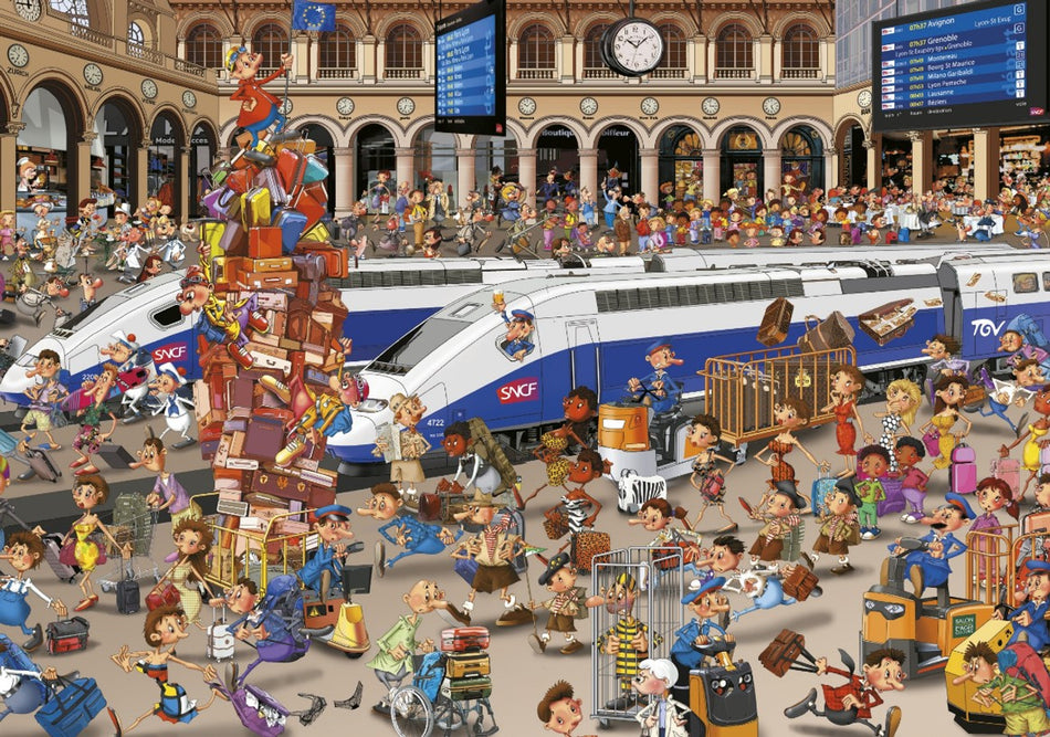 Piatnik: Ruyer - Railway Station: 1000 Piece Puzzle