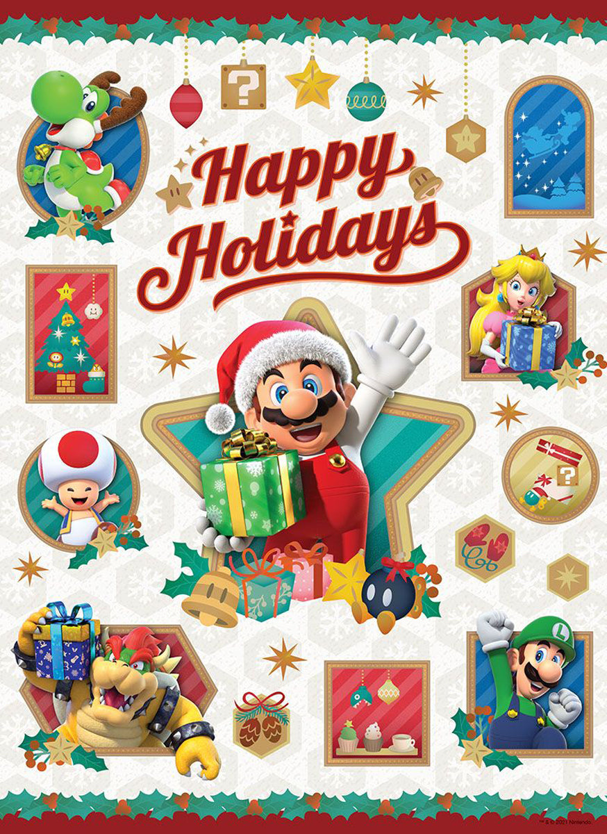 USAOPOLY: Super Mario Happy Holidays: 1000 Piece Puzzle
