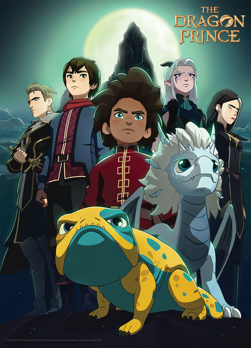 USAOPOLY: The Dragon Prince: Heroes at the Storm Spire: 1000 Piece Puzzle