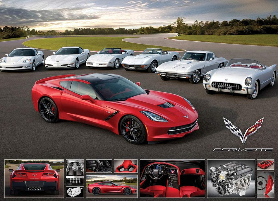 EuroGraphics: 2014 Corvette Singray: It Runs in the Family: 1000 Piece Puzzle