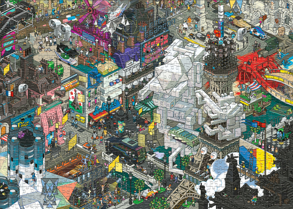 Heye: Pixorama: Paris Quest: 1000 Piece Puzzle