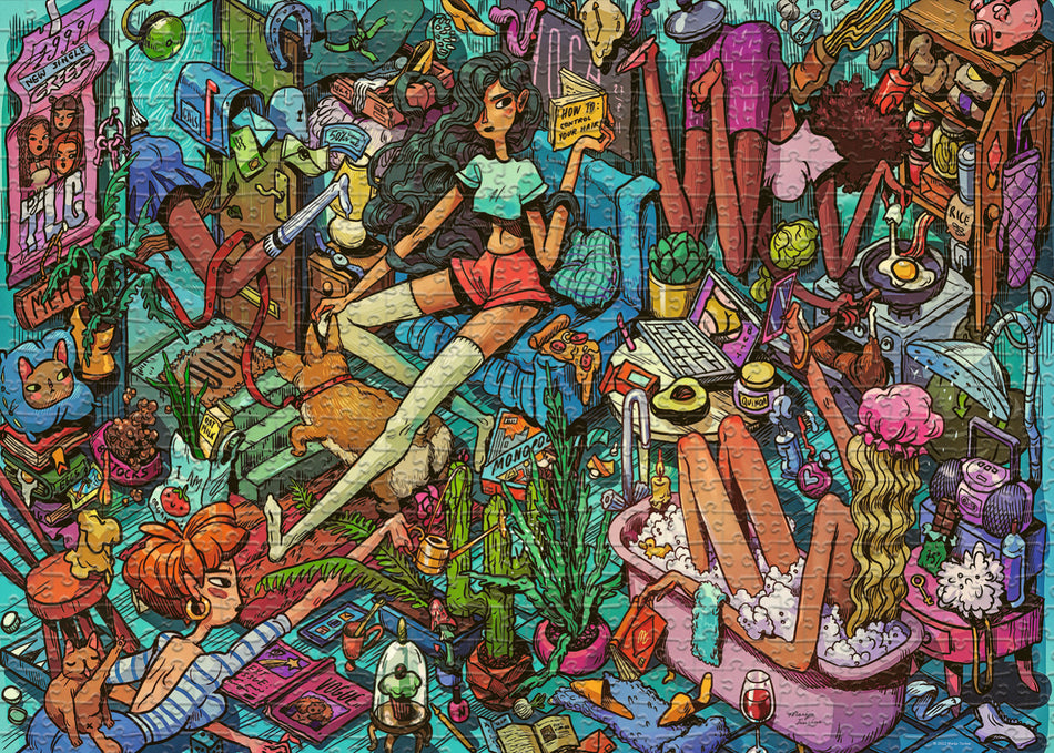 Heye: Homely Housemates: 1000 Piece Puzzle