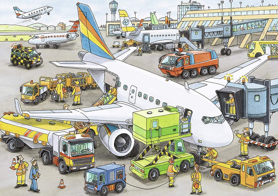 Ravensburger: Busy Airport: 35 Piece Puzzle