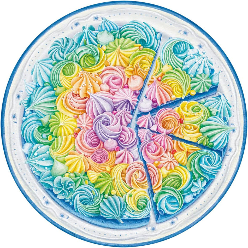 Ravensburger: Circle of Colors: Rainbow Cake: 500 Piece Puzzle