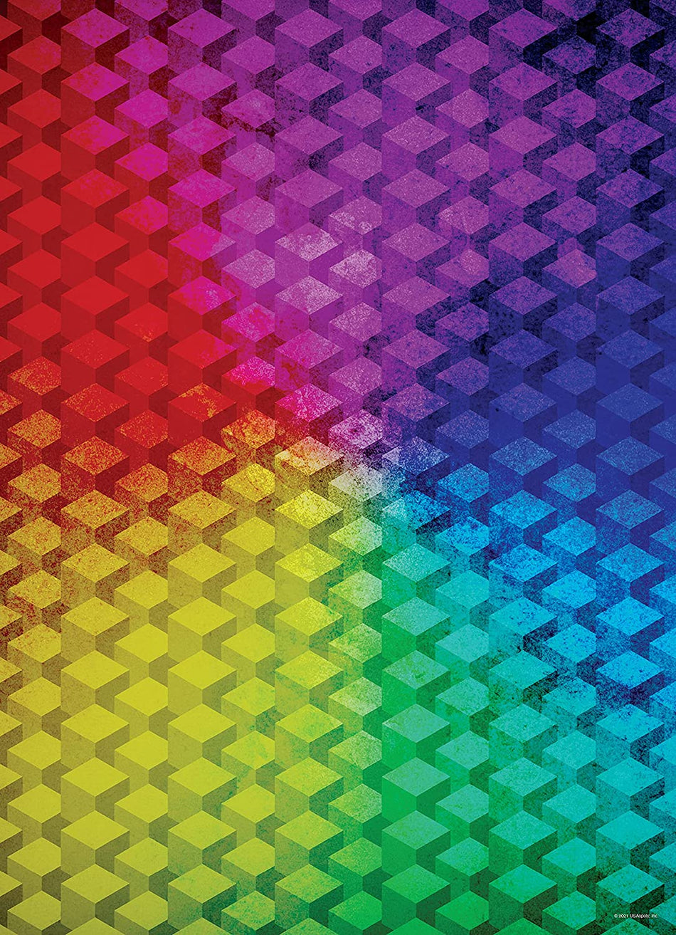 USAOPOLY: Gradient Cubes: 1000 Piece Puzzle