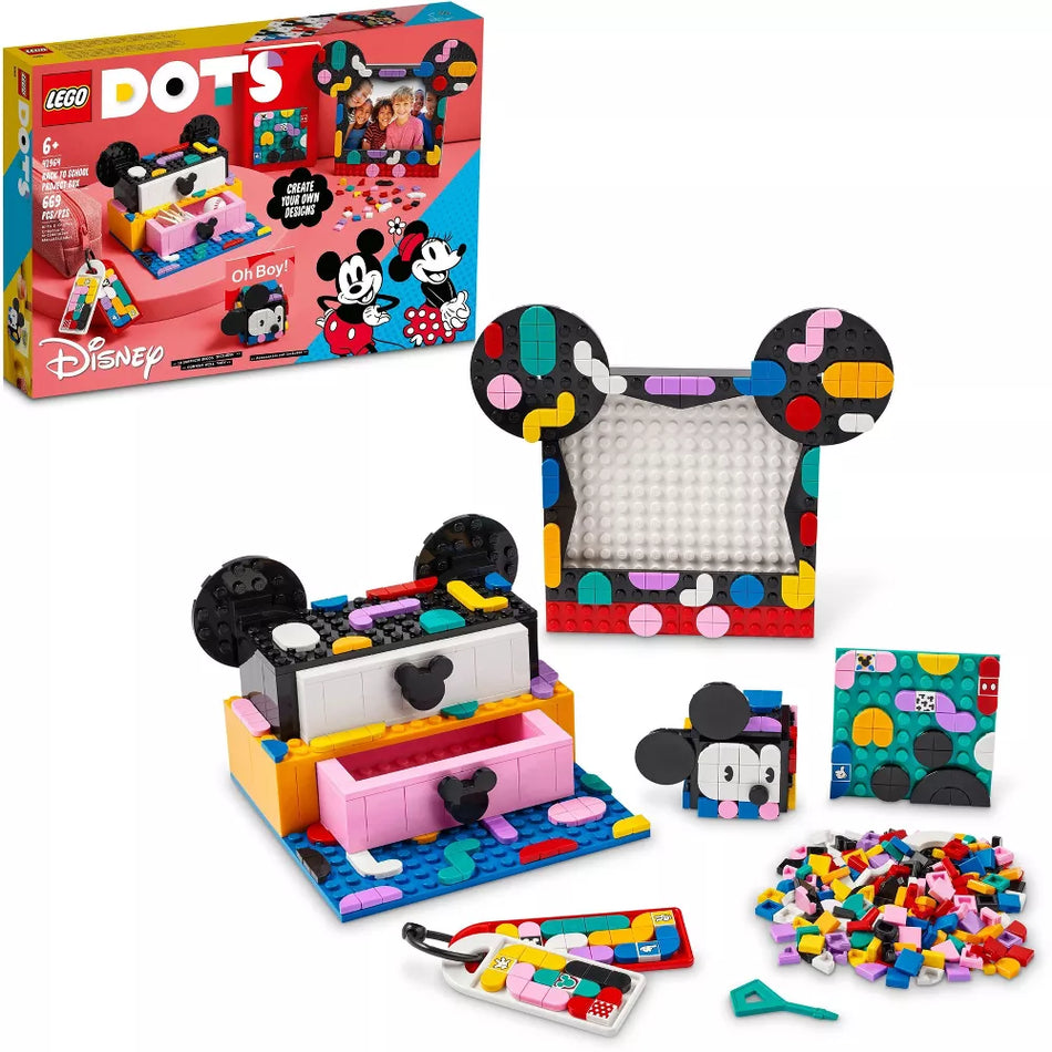 LEGO: DOTS: Disney: Mickey & Minnie Mouse Back-to-School Project Box: 41964