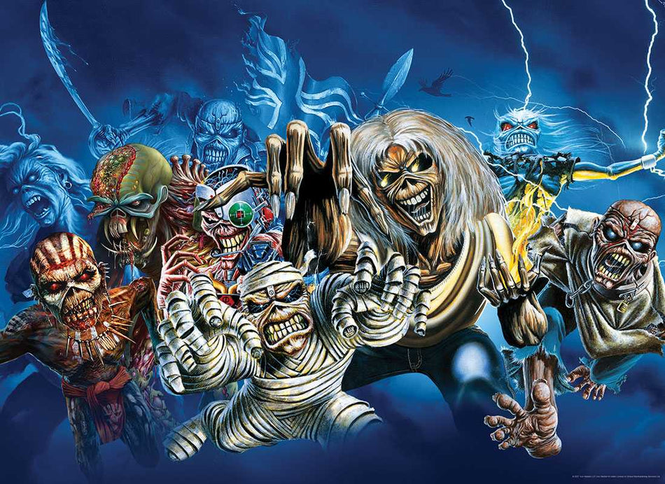 USAOPOLY: Iron Maiden: The Faces of Eddie: 1000 Piece Puzzle