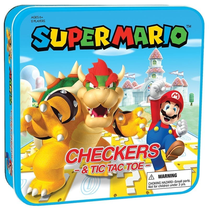 supermario checkers & tic tac toe