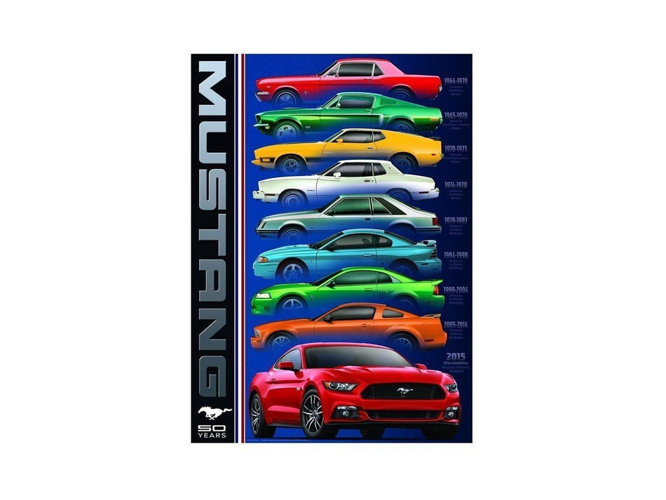 EUROGRAPHICS: Ford Mustang 9 Model:  1000 Piece Puzzle