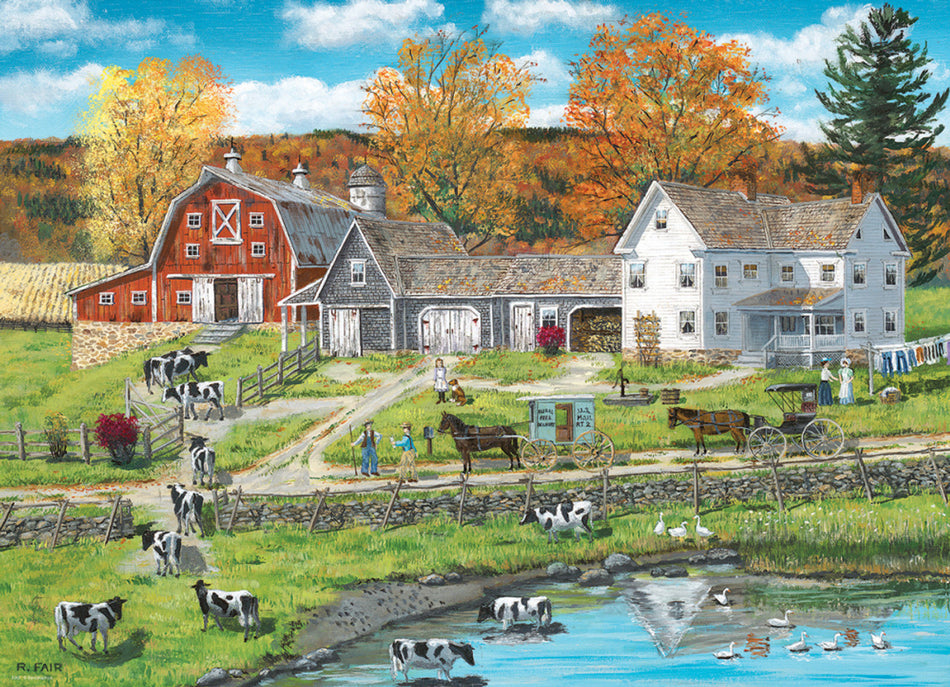 EUROGRAPHICS: Farm By The Lake: 300 Piece Puzzle