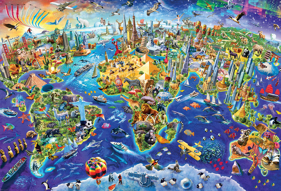 EUROGRAPHICS: Crazy World: 2000 Piece Puzzle