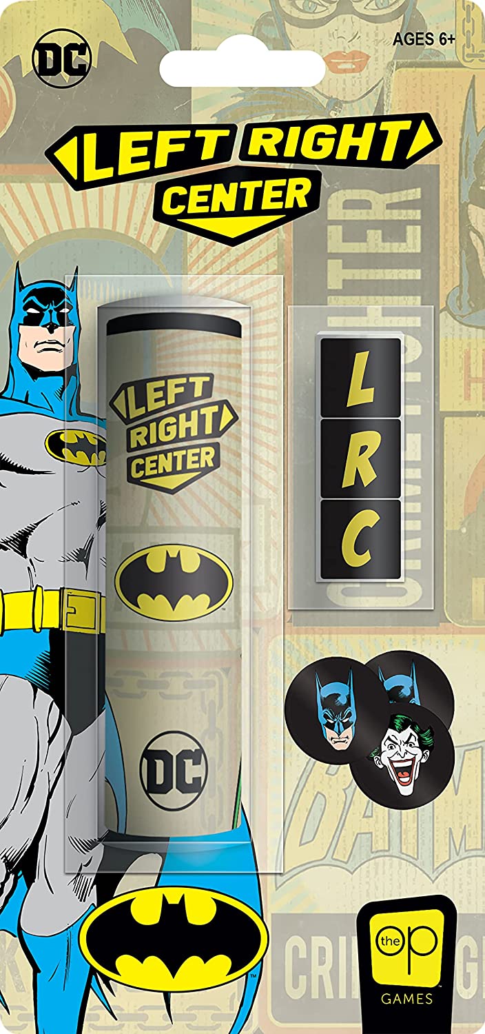 USAOPOLY: Left Right Center: Batman Edition