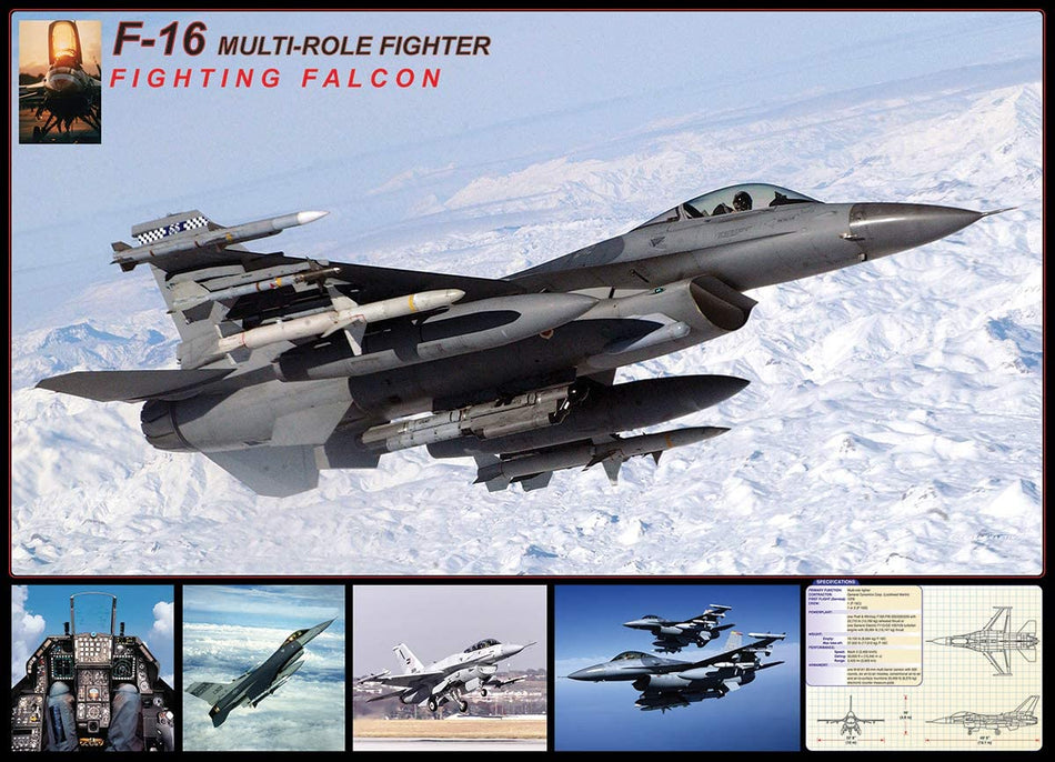 EUROGRAPHICS: F-16 Fighting Falcon: 1000 Piece Puzzle