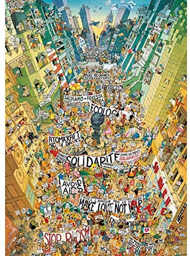 Heye: Cartoon Classics: Protest!: 2000 Piece Puzzle