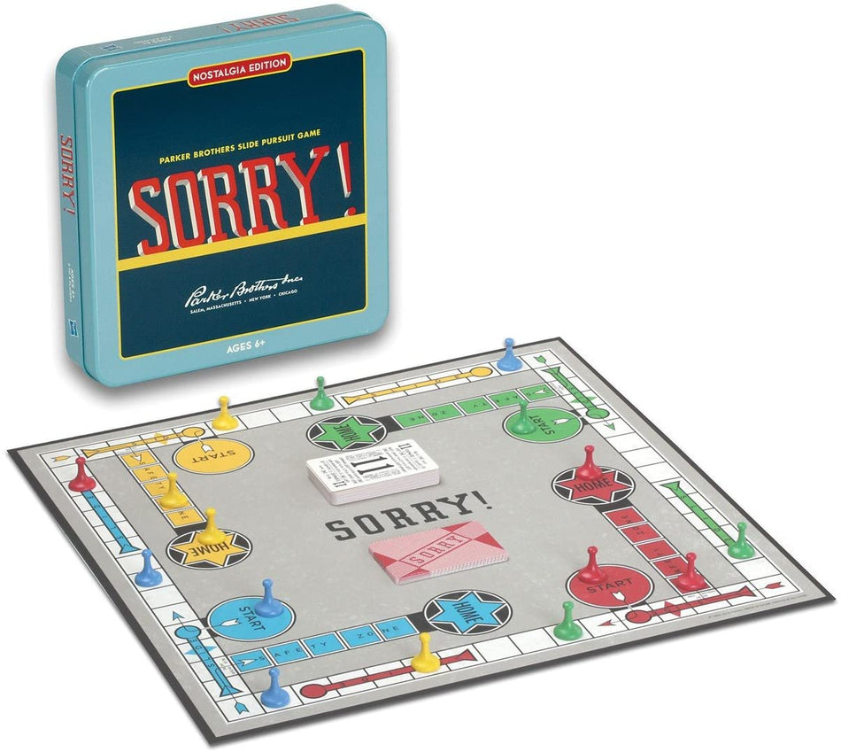 Hasbro: Sorry!: In Classic Nostalgia Collectors Tin