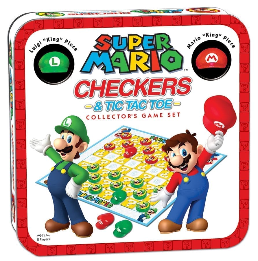 supermario checkers tic tac toe