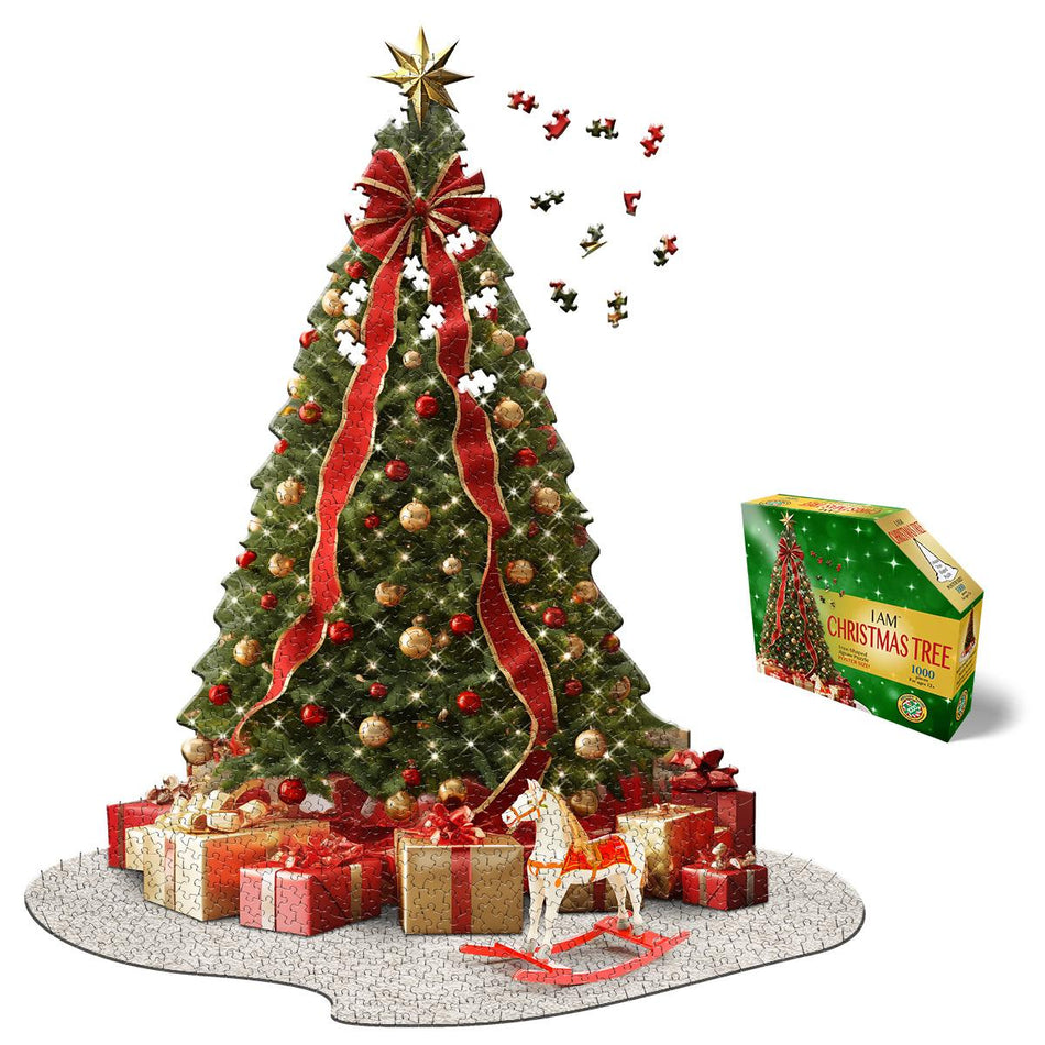 Madd Capp: I AM CHRISTMAS TREE: 1000 Piece Tree Shaped Puzzle