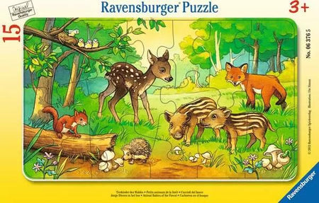 Ravensburger 15-piece children's jigsaw puzzle with forest animals.