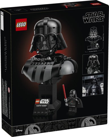 LEGO Darth Vader 75439 set with bust and minifigure.