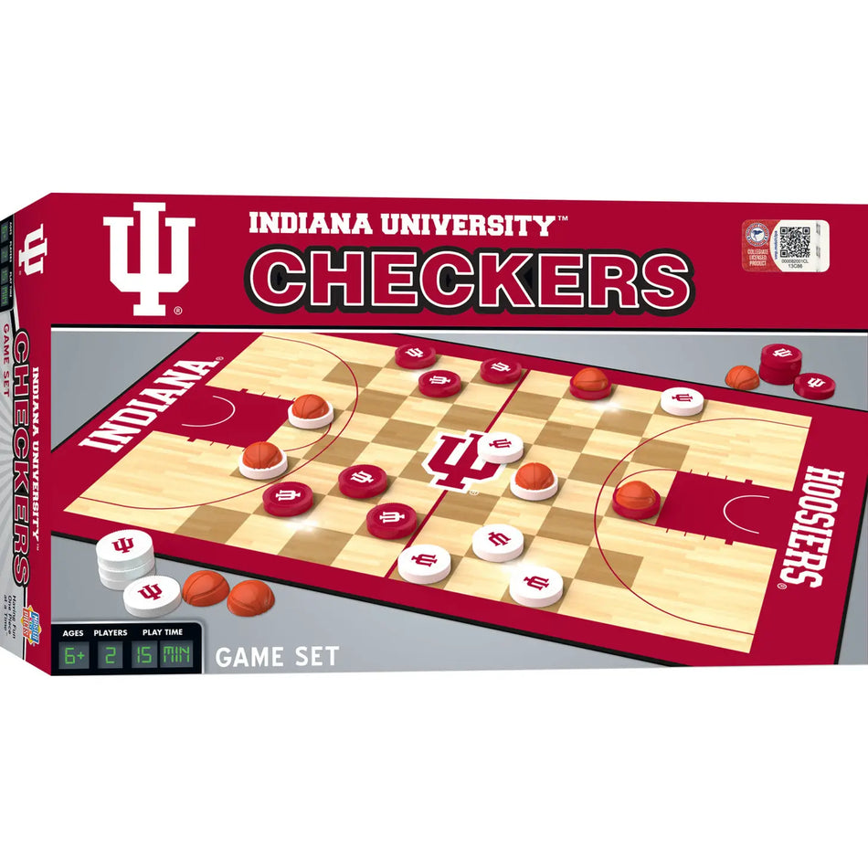 Master Pieces: Indiana Hoosiers Checkers