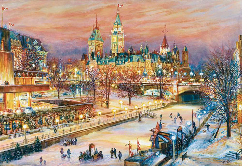 Ravensburger: Canadian Collection: Ottawa Winterlude Festival: 1000 Piece Puzzle
