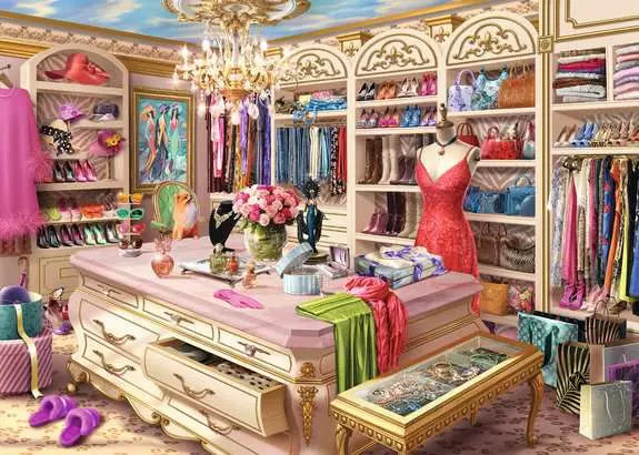 Ravensburger: The Coveted Closet: 1000 Piece Puzzle