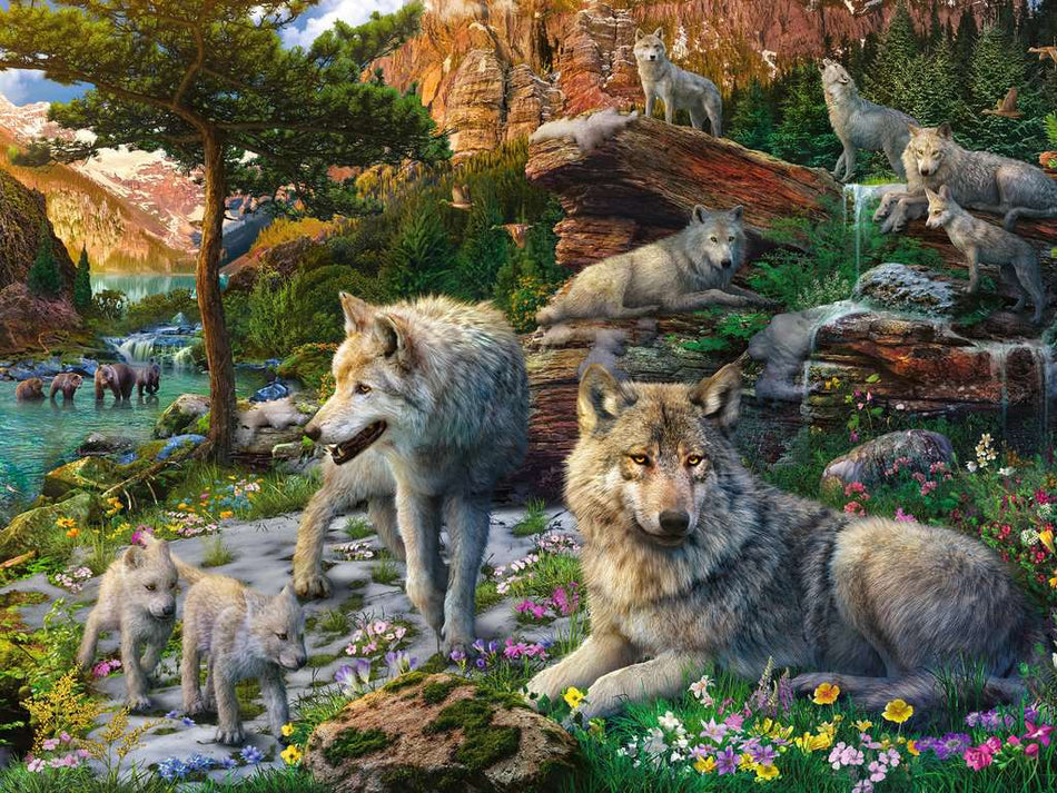 Ravensburger: Wolves in Spring: 1500 Piece Puzzle