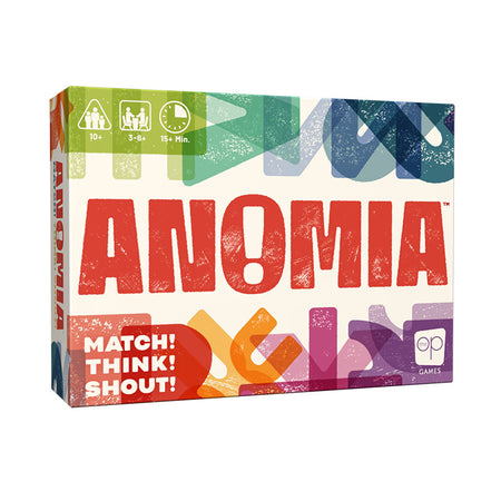Usaopoly anomia: match! think! shout! card game box
